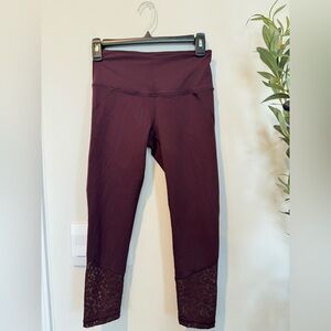 Victoria's Secret Sport Plum Leggings